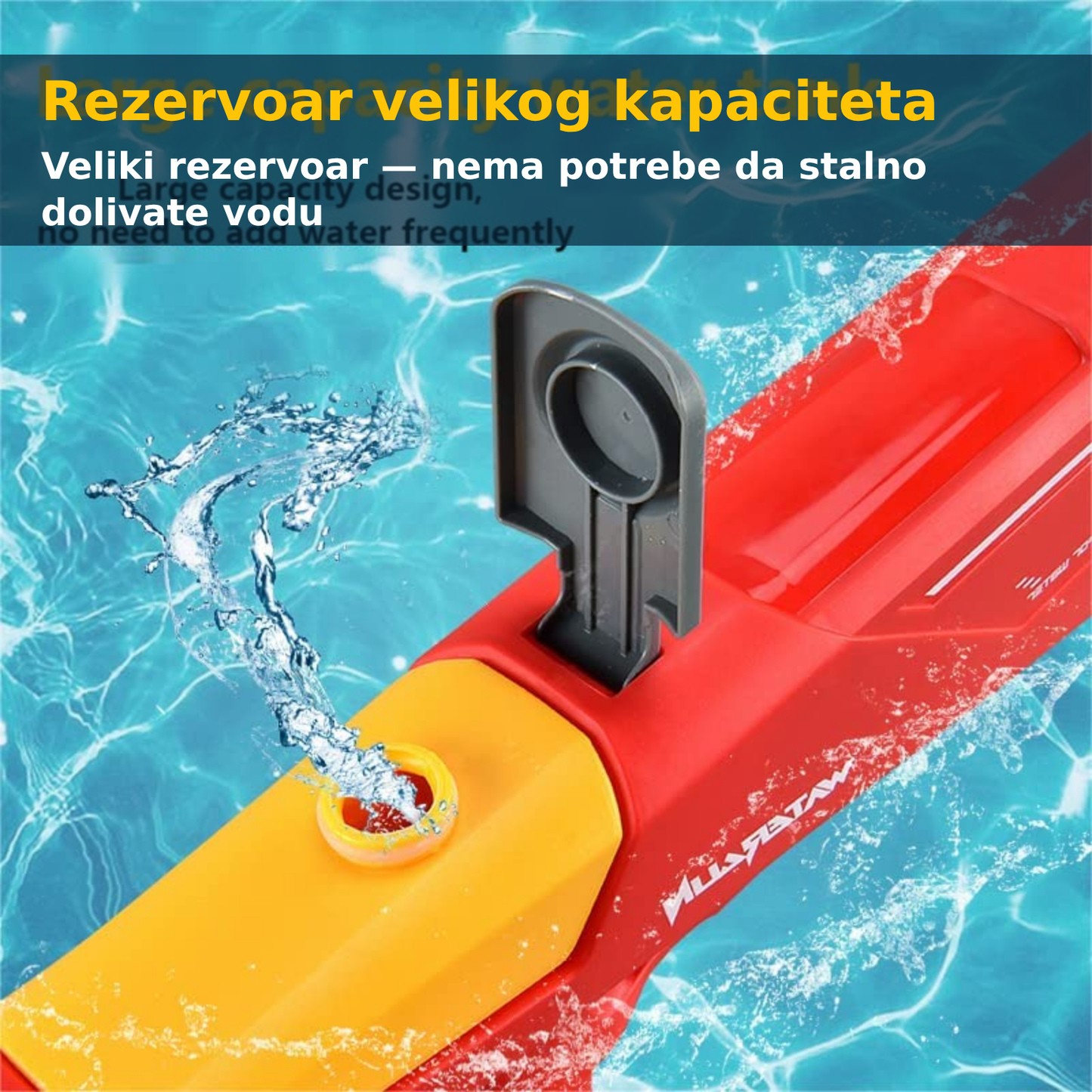 Puška Na Vodu Shark – Električna, Automatska 🦈💦