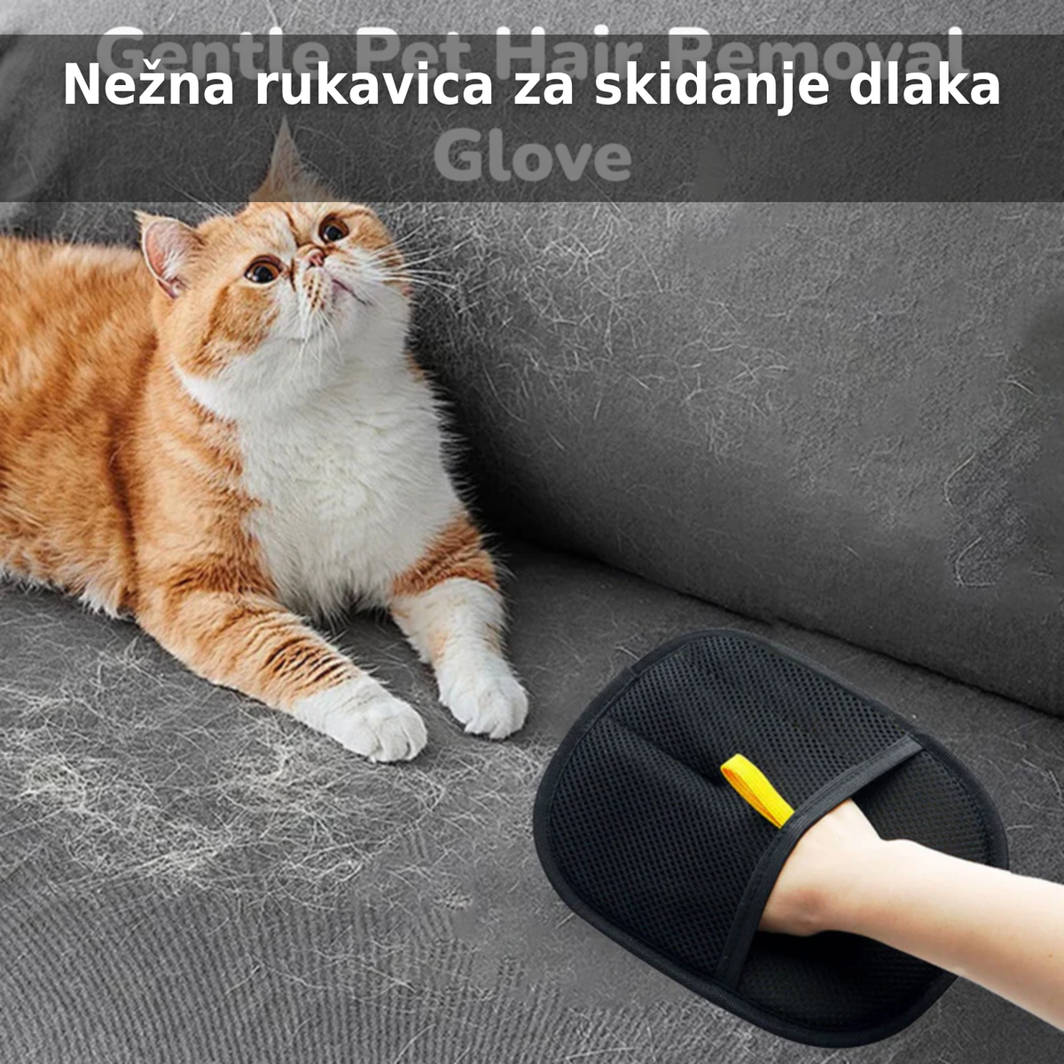 Elektrostatičke rukavice za uklanjanje dlaka kućnih ljubimaca