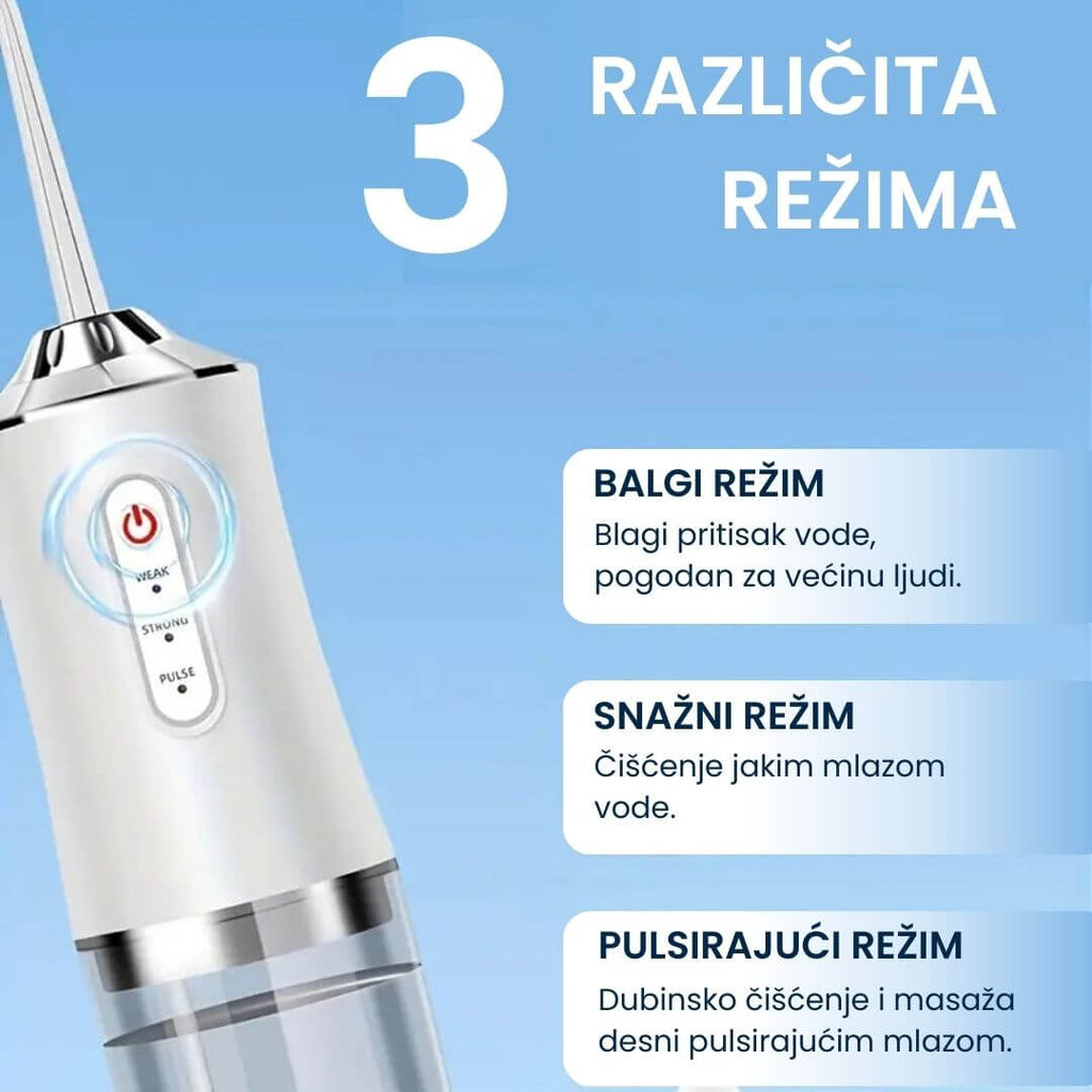 Oralni irigator - Irigator za zube - Uređaj za higijenu usta