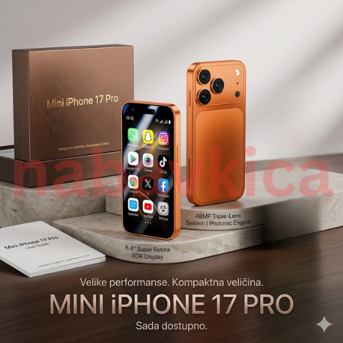 Mini telefon 17 PRO MAX - kompaktni dual SIM telefon
