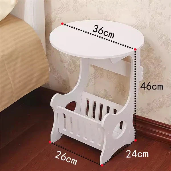 2 u 1 mini stočić sa dodatkom za odlaganje časopisa