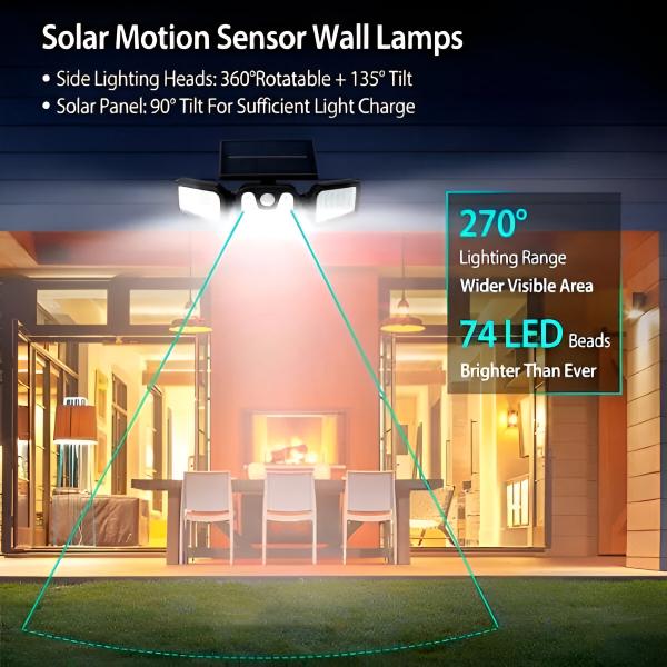 Trostrana Solarna LED Svetiljka
