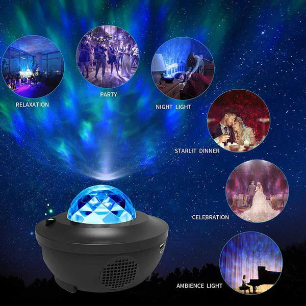 Zvezdani projektor (sa bluetooth zvučnikom)