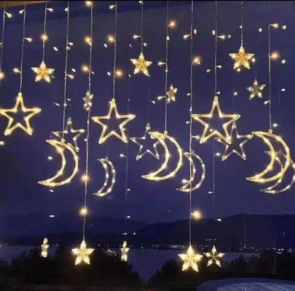 Magične led lampice mesec i zvezdice