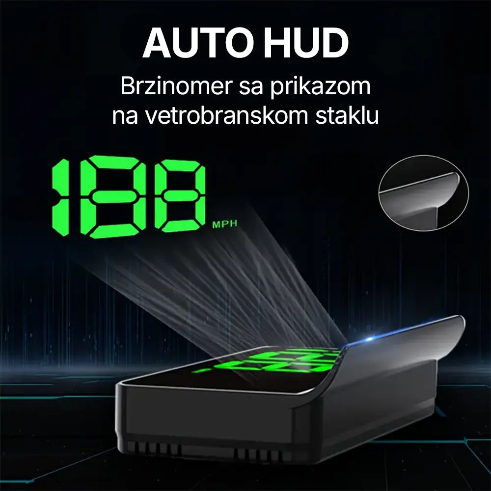 Auto HUD – brzinomer sa prikazom na vetrobranu