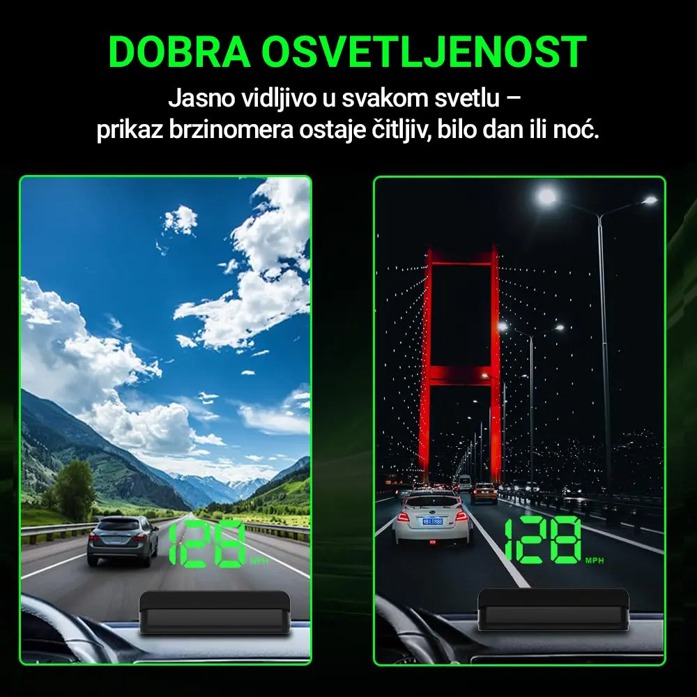 Auto HUD – brzinomer sa prikazom na vetrobranu