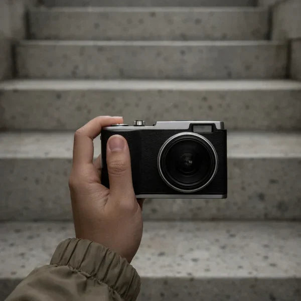 Digitalni retro fotoaparat iz 2000-ih
