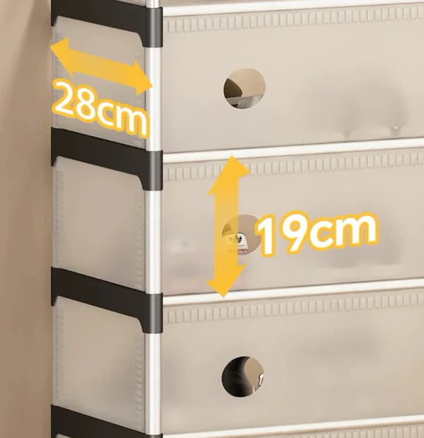 4-spratni ormar za cipele i jakne