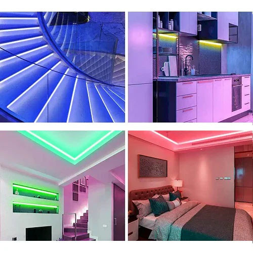 LED Traka RGB 10M 5V (Bluetooth + Daljinski) - silikonska