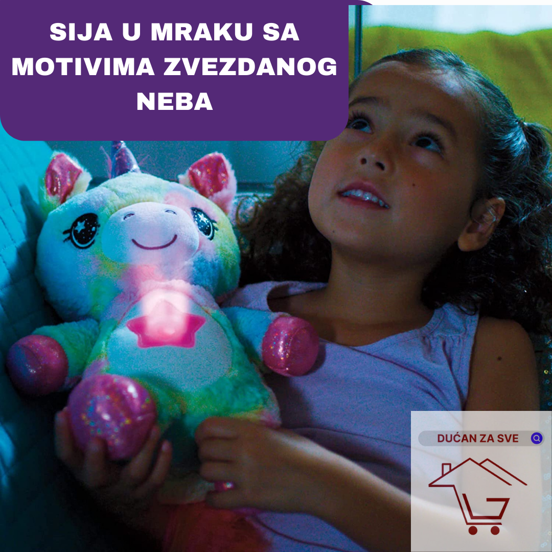 AKCIJA - ćebe koje sija u mraku + svetleća plišana igračka