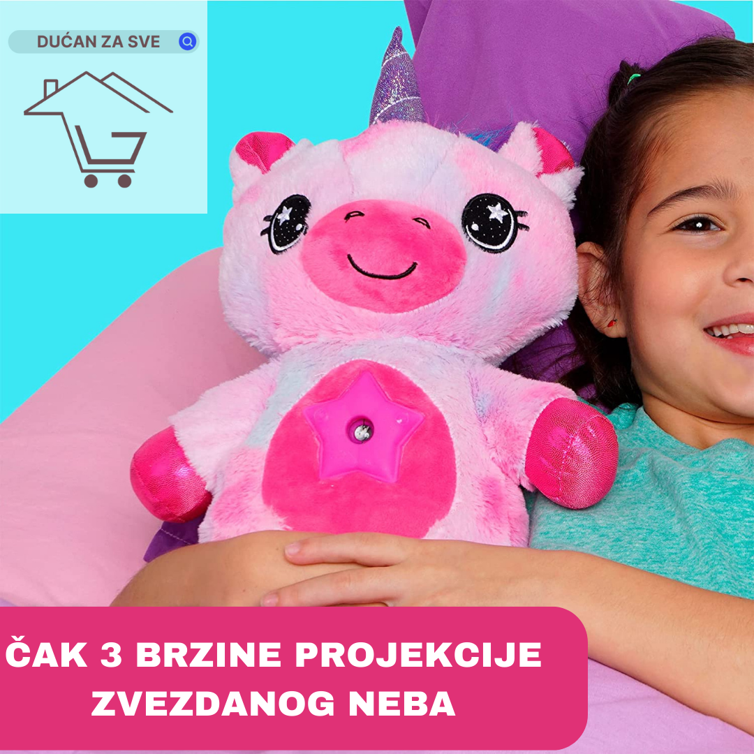 AKCIJA - ćebe koje sija u mraku + svetleća plišana igračka