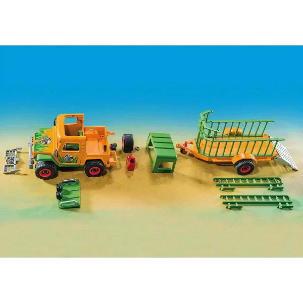 PLAYMOBIL WILD LIFE RENDEROV KAMION SA BEBEA SLONOM