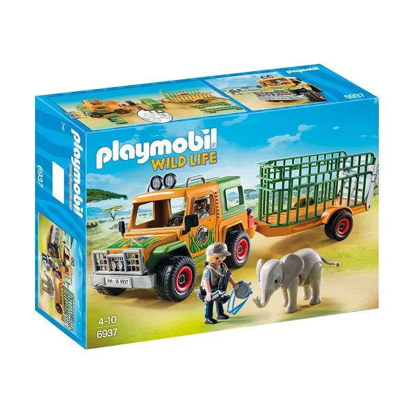 PLAYMOBIL WILD LIFE RENDEROV KAMION SA BEBEA SLONOM