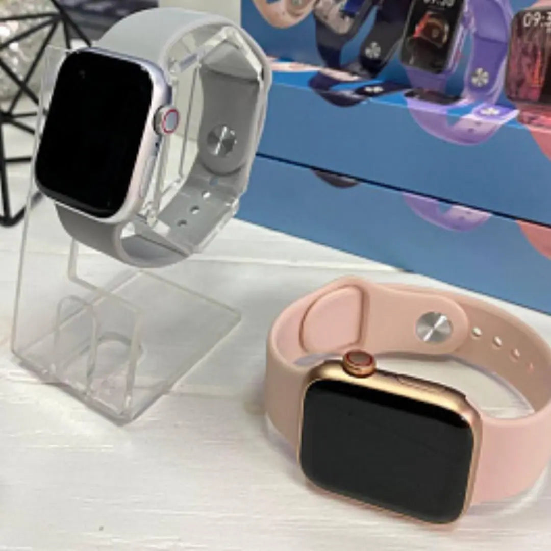 S12 Pro Smart Watch Big Infinite display – Boja Roze