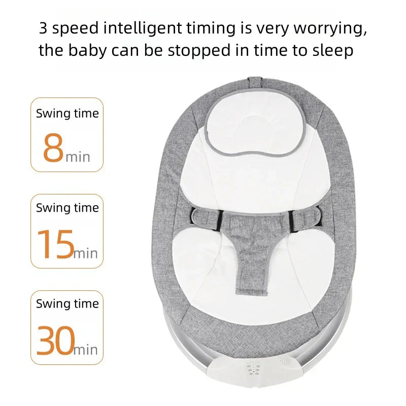 Pametna električna ljuljaška za bebe 👶✨