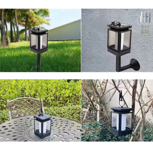 Solarna lampa – Fenjer sa imitacijom plamena
