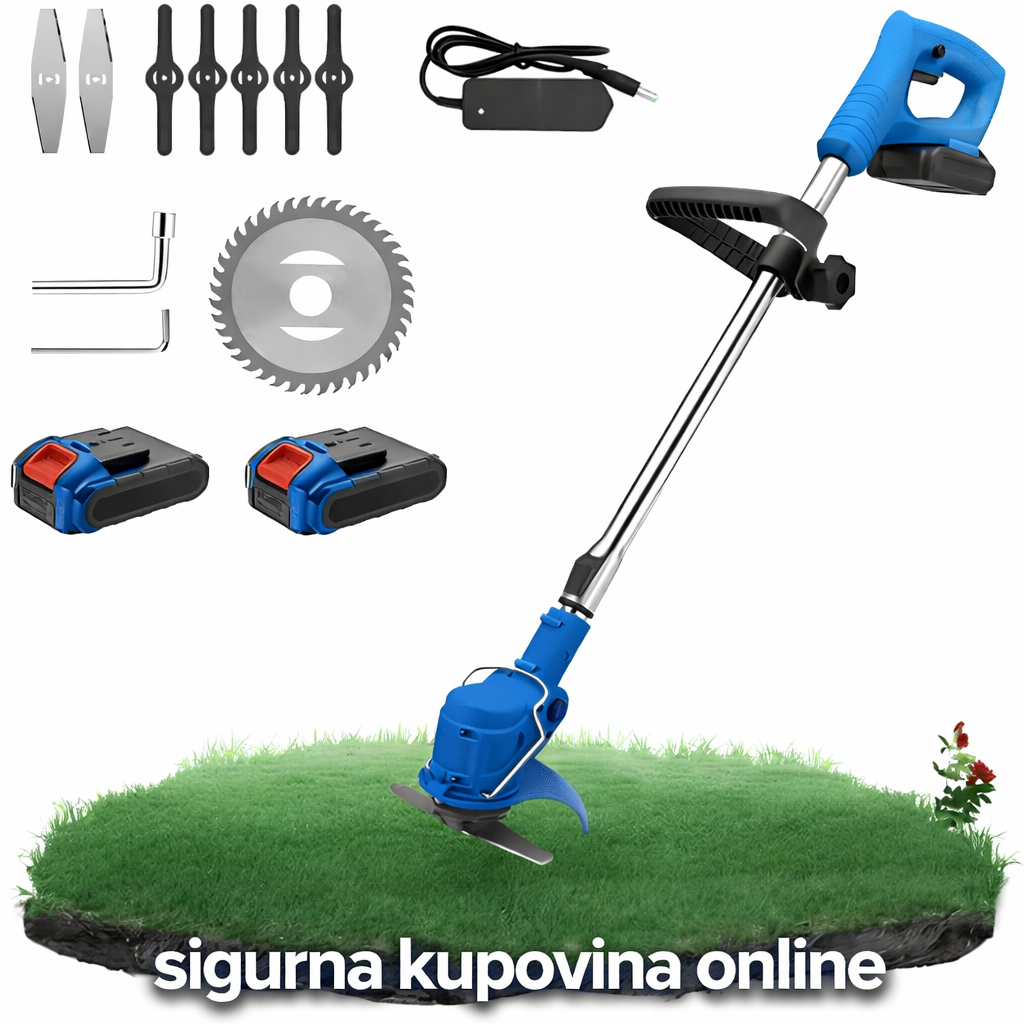 Aku Trimer za Travu + 2 Baterije