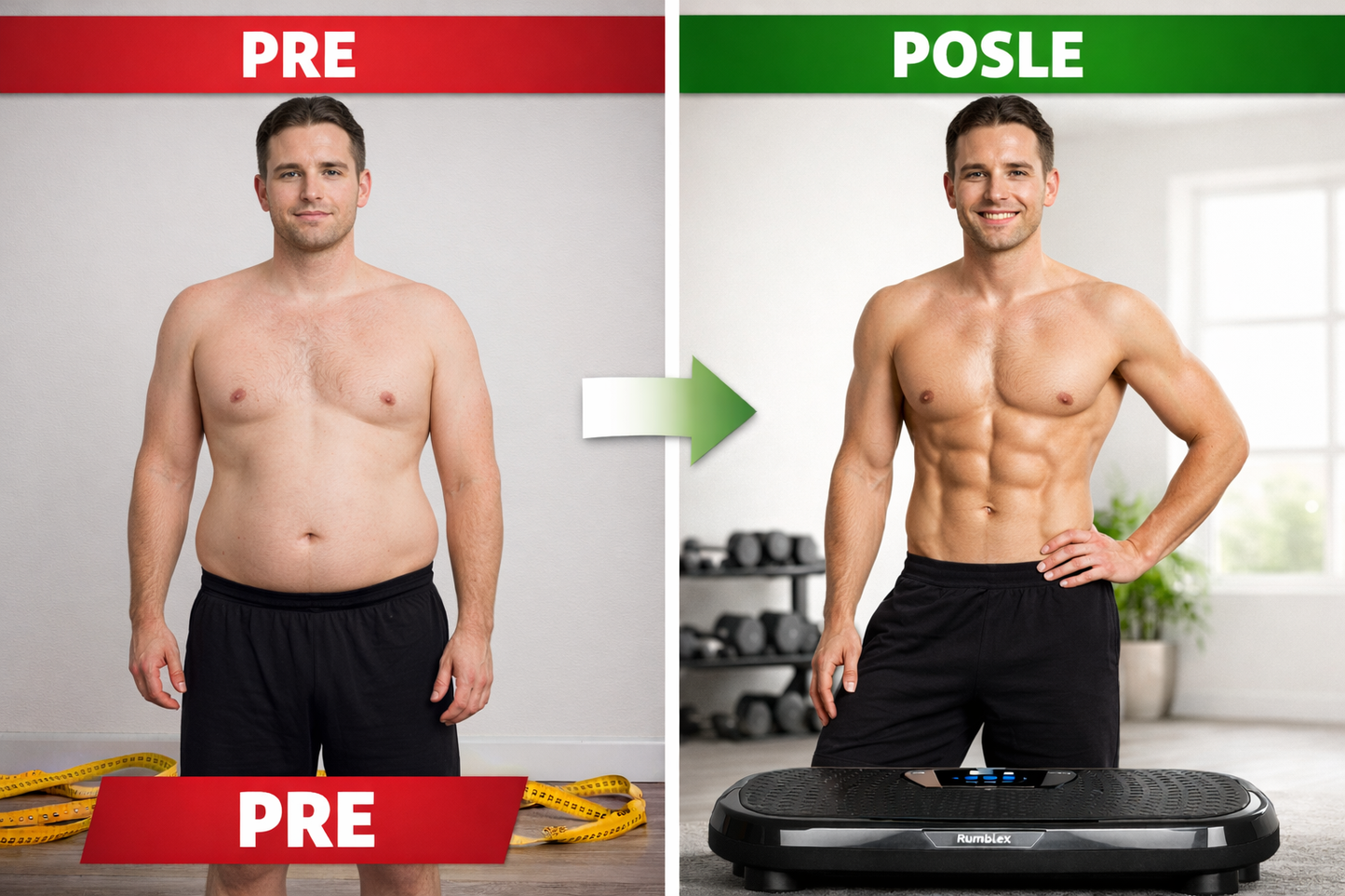 Vibro Ploča za Trening i Zatezanje tela