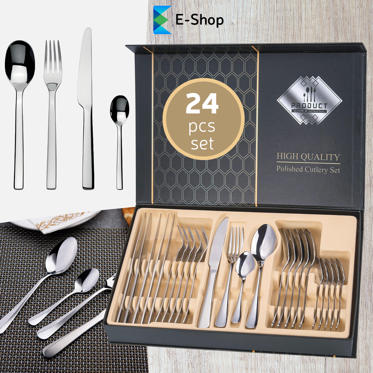 PRIBOR ZA JELO-24 DELNI SET
