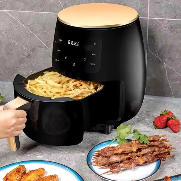 Friteza na vruć vazduh -  Air Fryer - Silver Crest 6L + 50 papira za pečenje