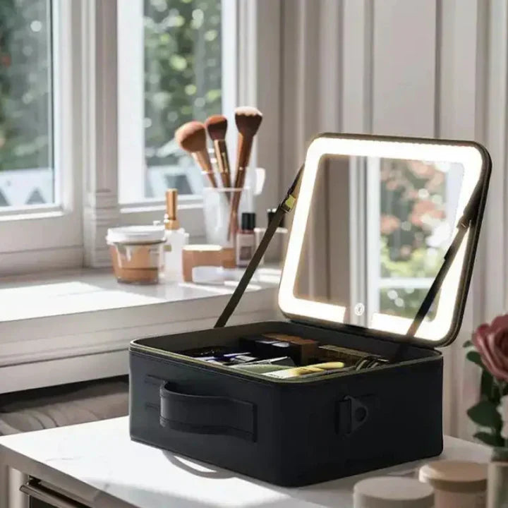 Torba za šminku sa LED ogledalom