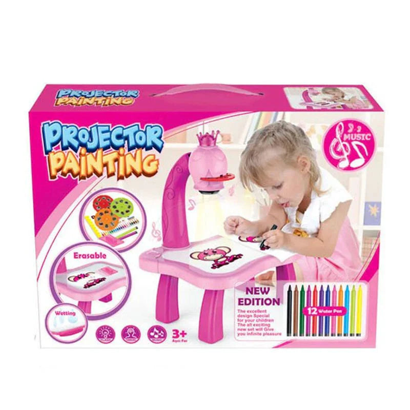 Dečiji sto sa projektorom za crtanje