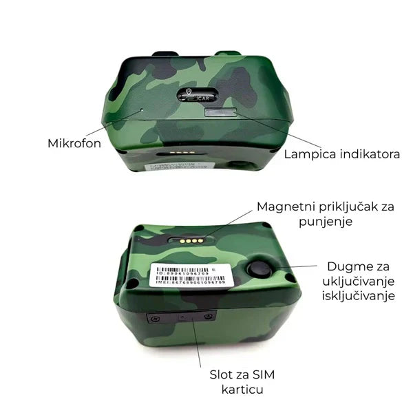 Lokator za lovačke pse - Tracker za pse IK122T 4G GPS