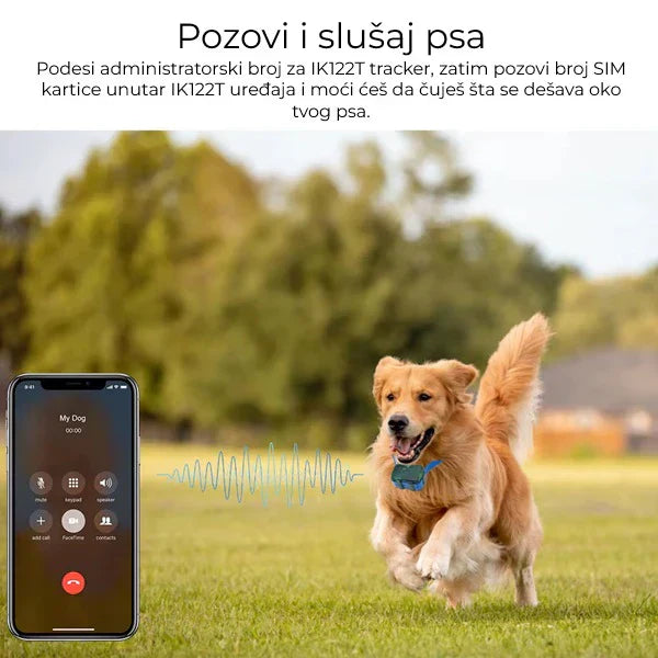 Lokator za lovačke pse - Tracker za pse IK122T 4G GPS