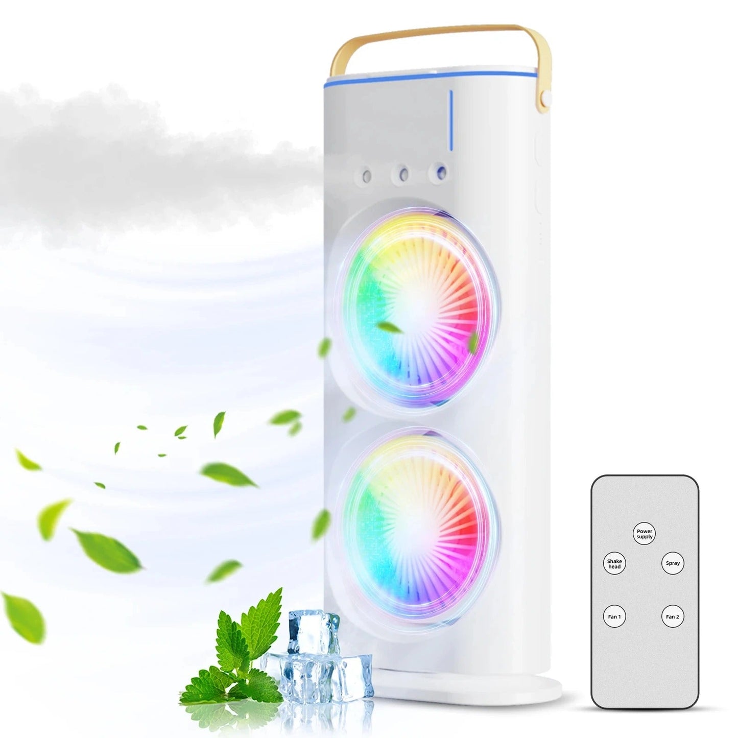 Dupli ventilator sa magla sistemom