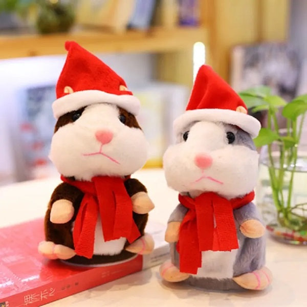 Novogodišnji brbljivi hrčak igračka