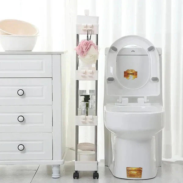 Police sa točkićima za uzani prostor