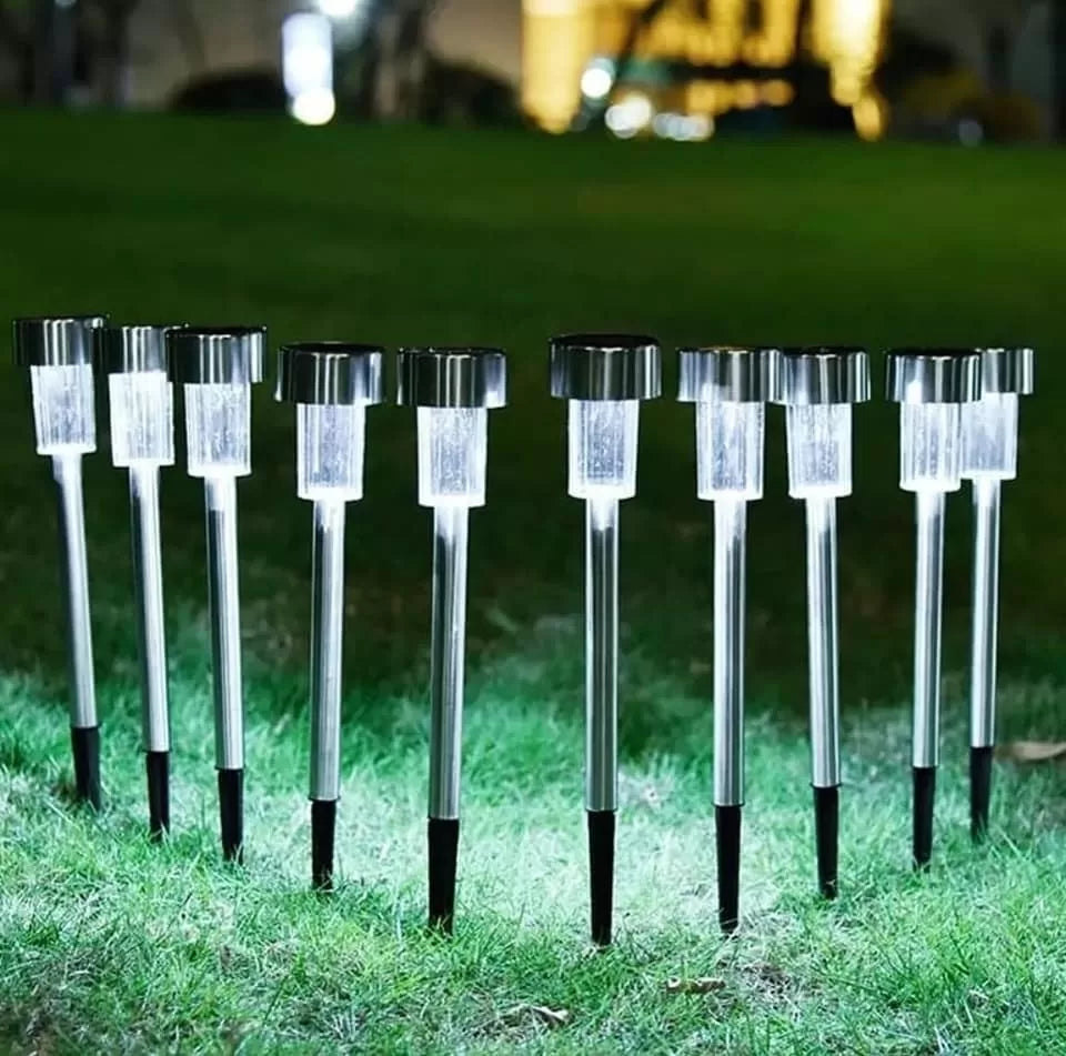 Komplet 6 solarnih baštenskih led lampi