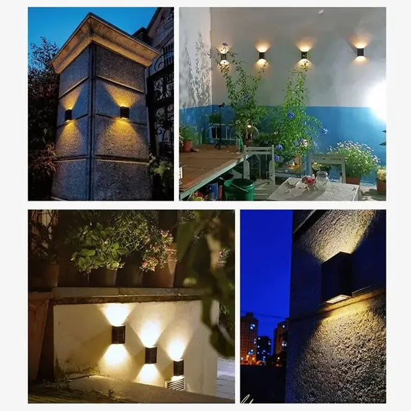 Solarne zidne lampe - 4 komada