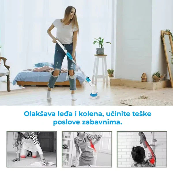 Super električna rotirajuća spin četka sa dodatnim nastavcima