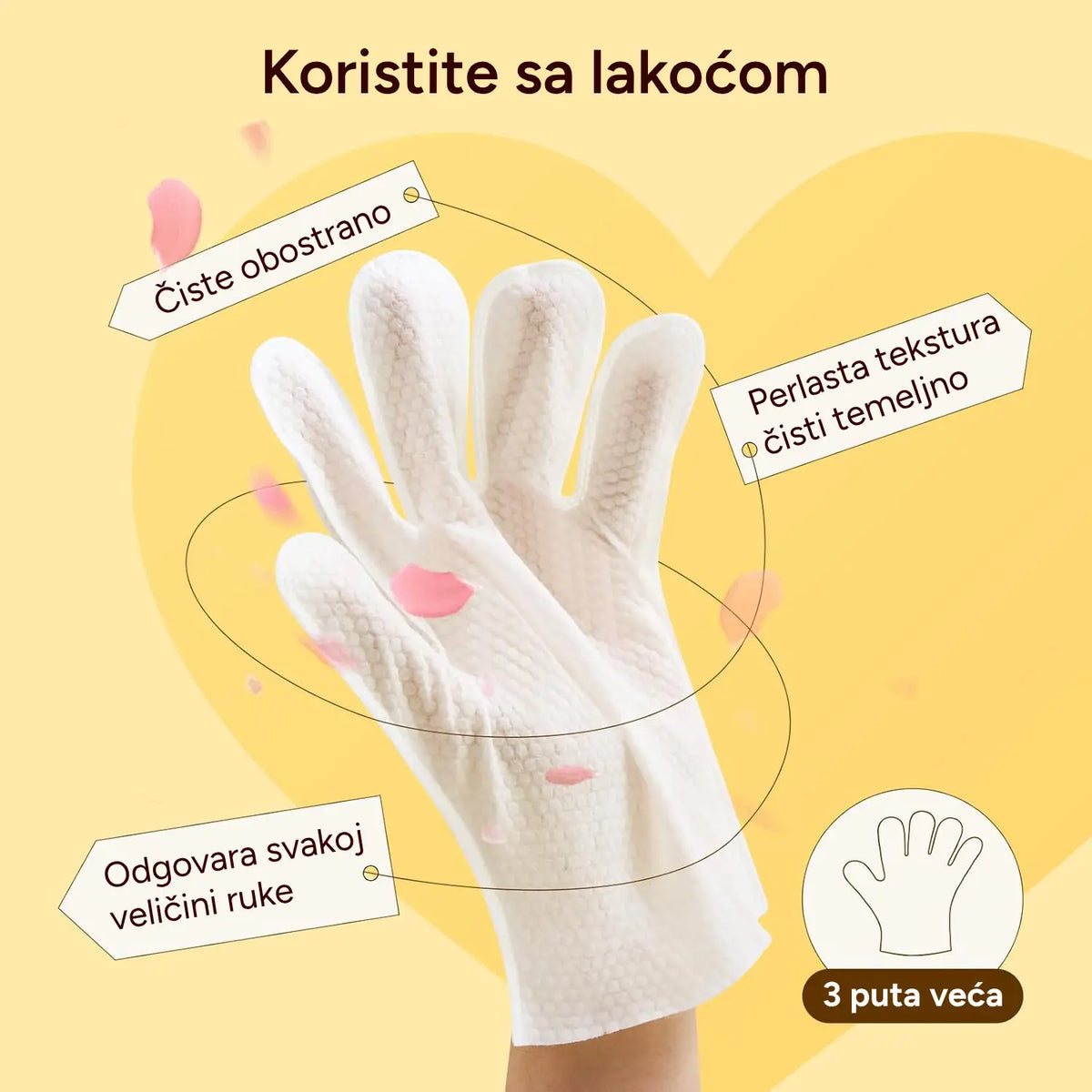 Rukavice za čišćenje ljubimca