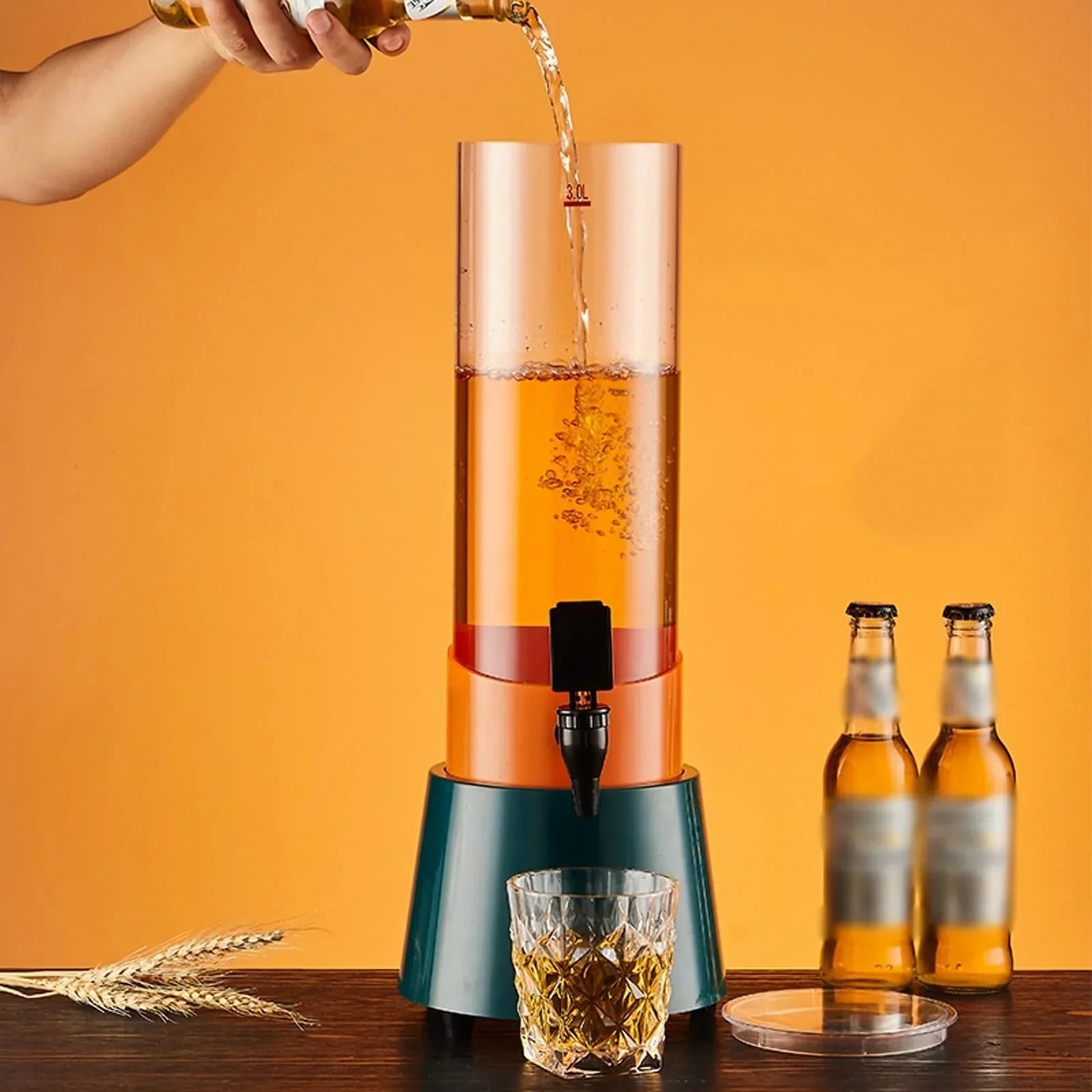 Velika Točilica za Pivo sa Led Svetlom i Zvučnikom