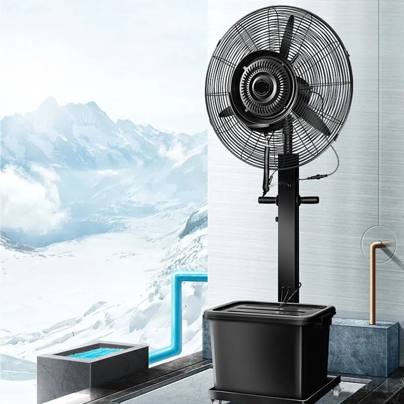 Veliki Ventilator sa Raspršivačem Vode sa BAKARNIM motorom