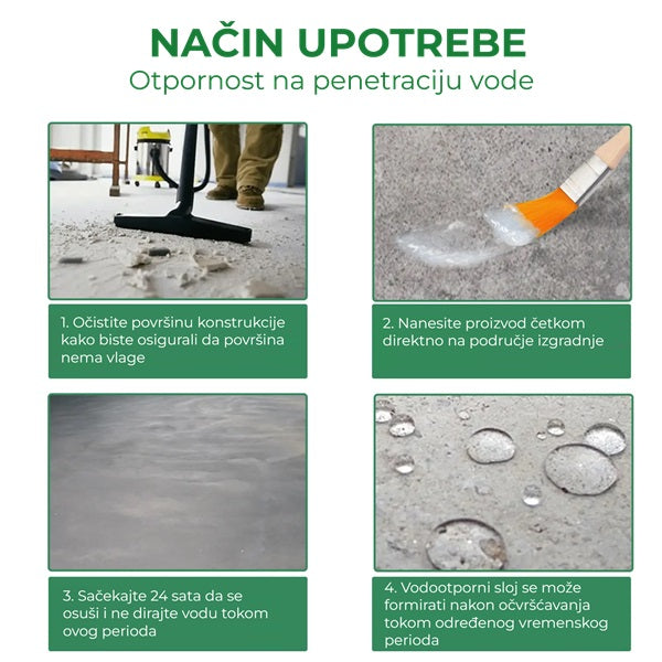 Vodootporna pasta za izolaciju - 300g + 300g GRATIS