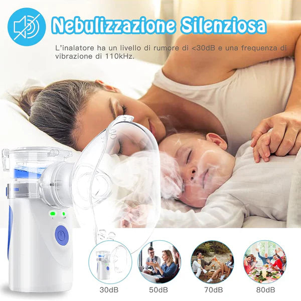 Bešumni inhalator za bebe, decu i odrasle