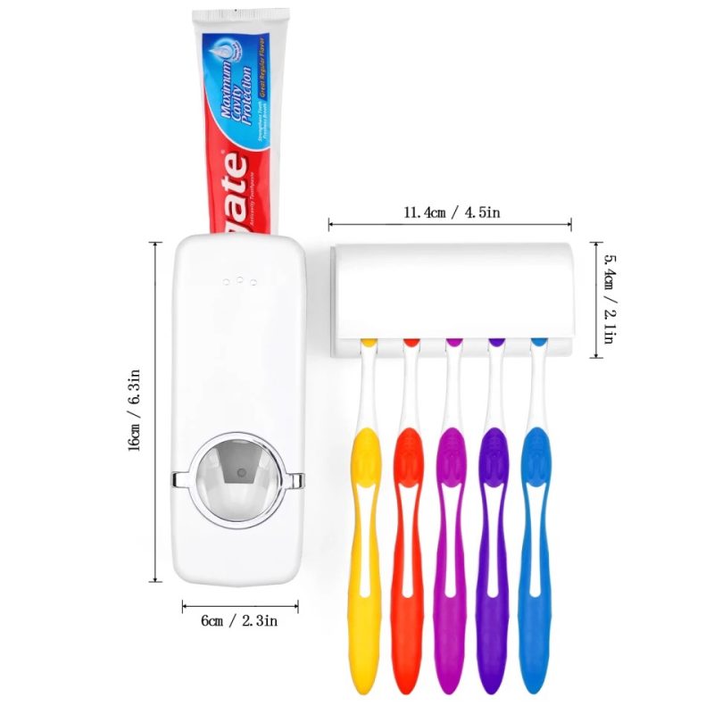 Automatski držač zubne paste i četkica za zube za zaštitu od prašine - sigurna kupovina