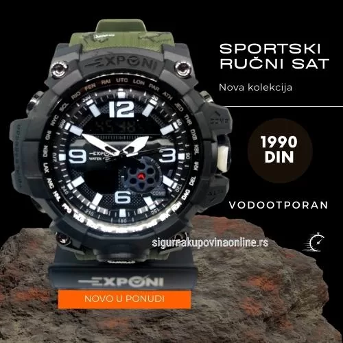 Ručni Sportski Kvarcni Sat  - Size Varijanta 1  - Size Varijanta 1  - Size Varijanta 3  - Size Varijanta 1